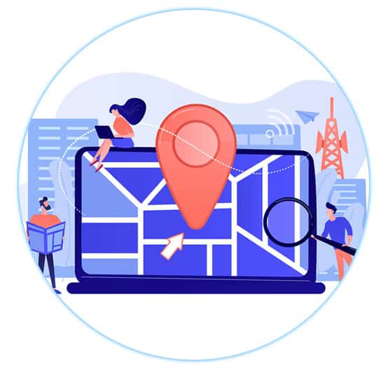 location specific search results